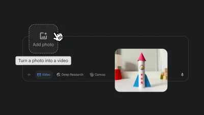 google gemini transforma o fotografie in video